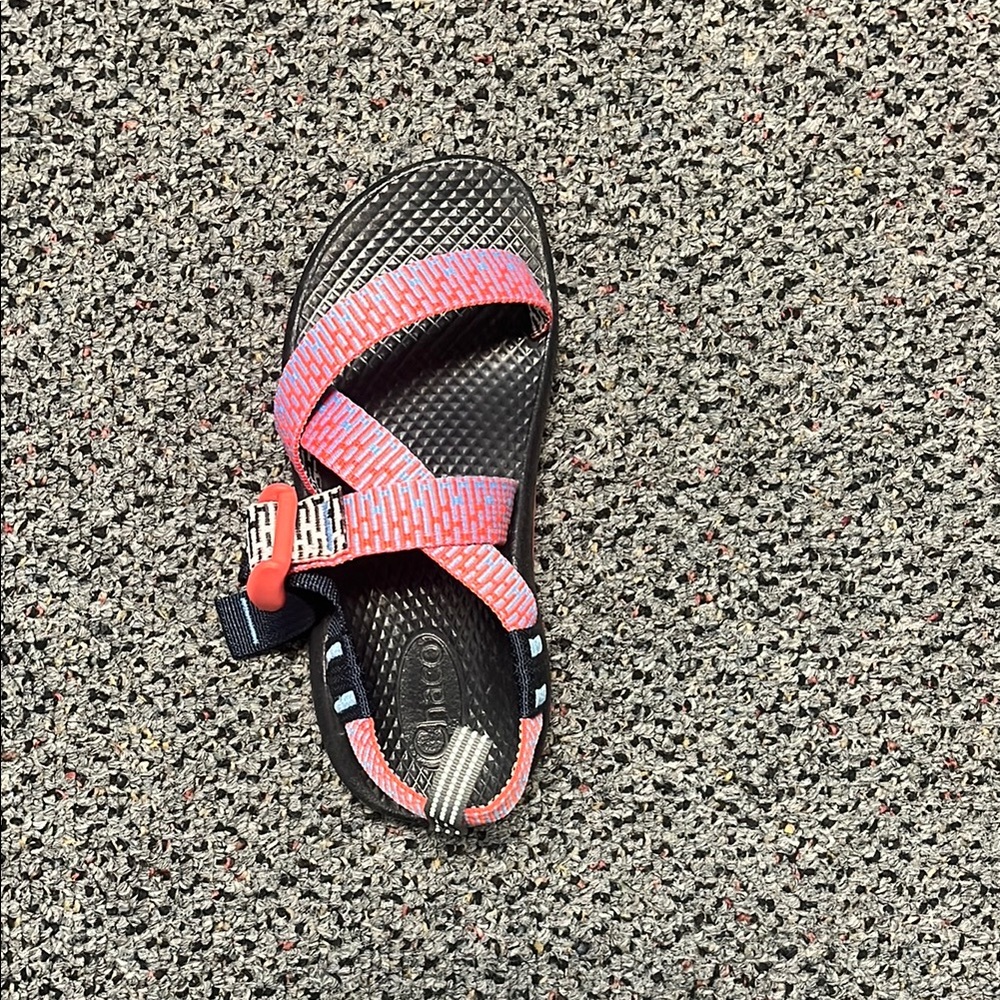 Chaco Kids Sandals - Coral and Black